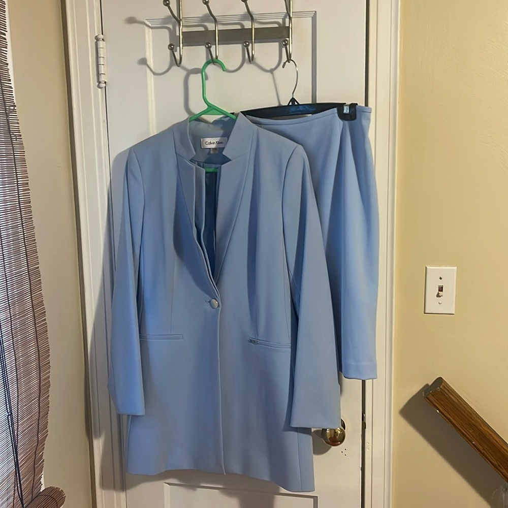 Calvin Klein blazer and skirt